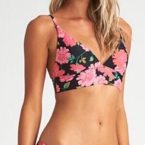 Billabong Sweet Song V-Neck Bikini Top size M
